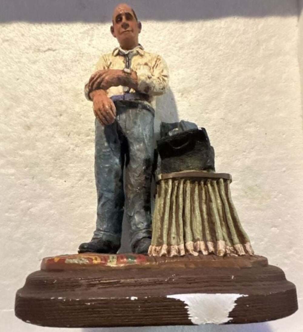 Michael Garman 'House Call' Doctor Medical Series Handpainted Sculpture